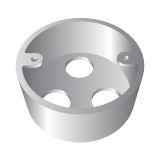 20mm 3 Hole BZP Conduit Loop In Box